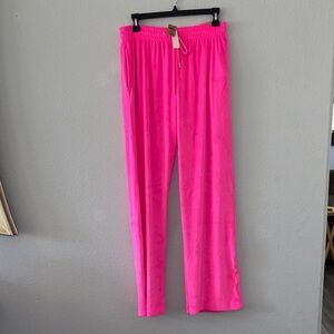 PINK Victoria's Secret Bright Pink Track Pants